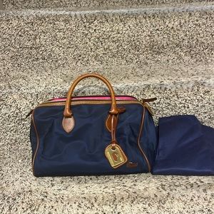 Dooney and Bourke New without tags! Never carried. Nylon with leather. Navy